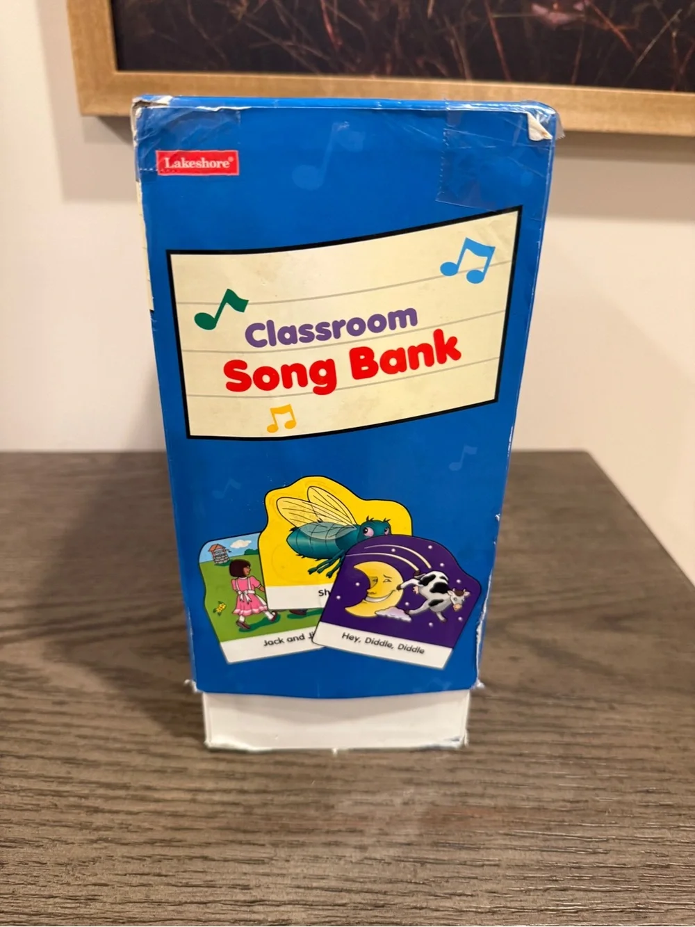 Lakeshore Classroom Song Bank RR633 – 40 Song Cards + Stand